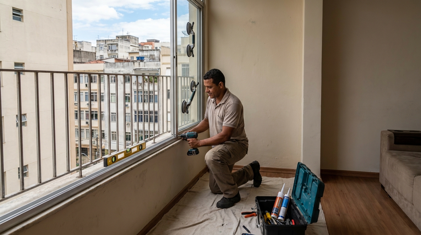 Janelas de Vidro em Campinas‑SP