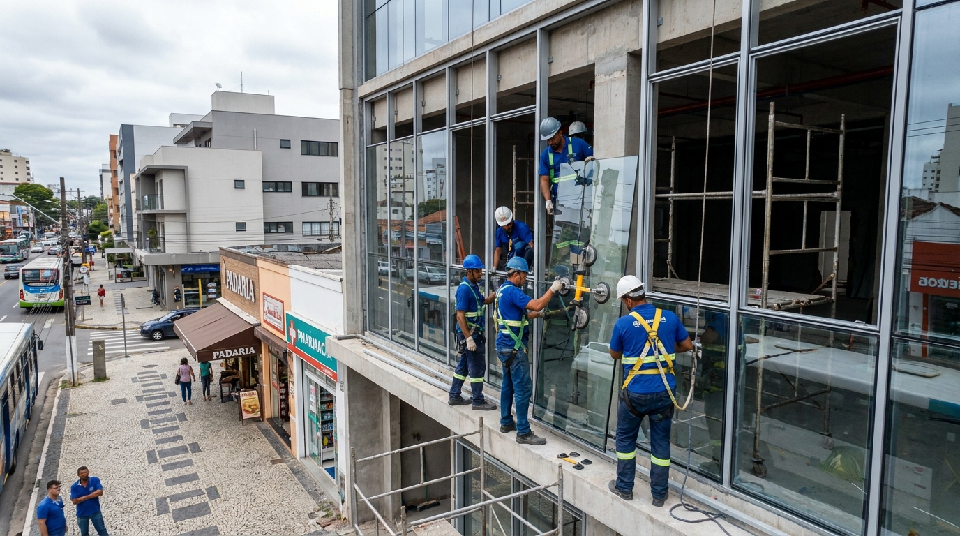 Fachada de Vidro em Campinas‑SP