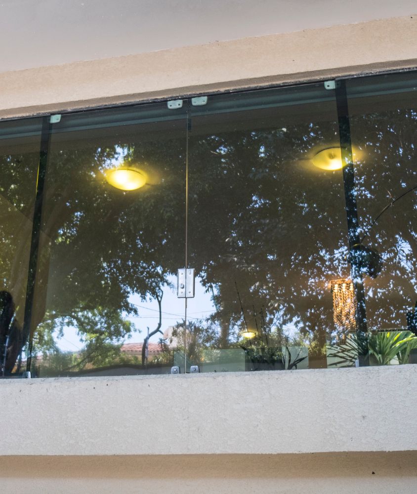 janela de vidro em Campinas